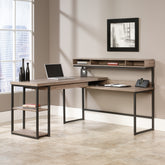 Streamline Home Office L-Shaped Desk Salt Oak - 5414417 DD